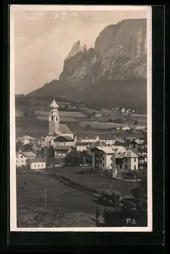 AK Fiè, Ortspartie mit Kirche