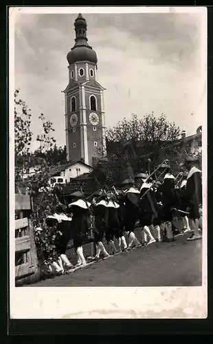 AK Kastelruth, Musiker in Trachten aus Kastelruth