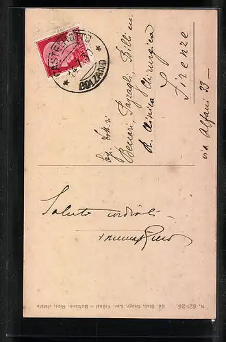 AK Castelrotto, Verso le Dolomiti, Kirche