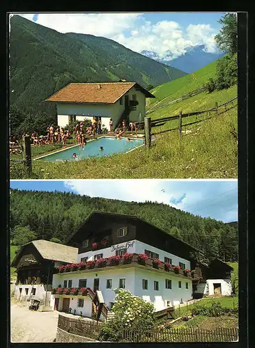 AK Lüsen bei Brixen, Herberge Zalnerhof, Schwimmbecken