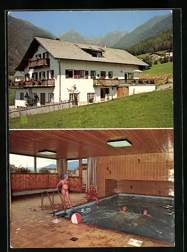 AK Terenten /Pustertal, Pension Winnebach, Innenansicht Schwimmbad