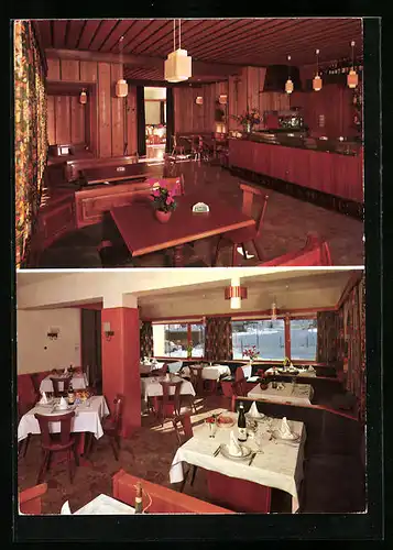 AK Corvara, Hotel-Pension Marmolada, Innenansichten