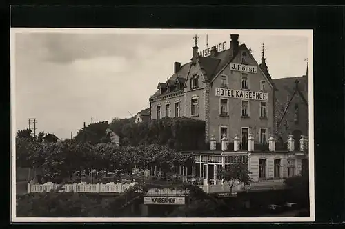 AK Braubach a. Rhein, Först`s Hotel Kaiserhof