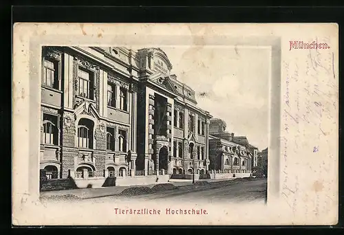 AK München, Ansicht der Tierärztlichen Hochschule