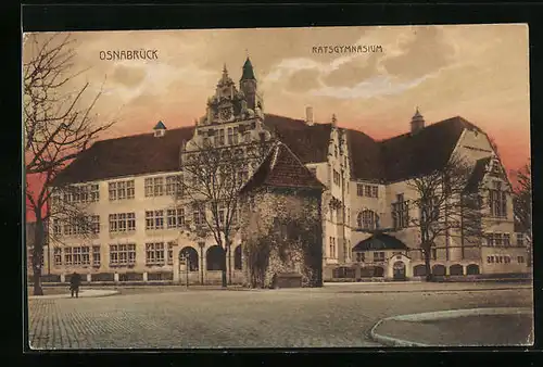 AK Osnabrück, Ansicht des Ratsgymnasiums