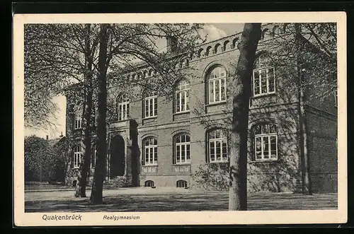 AK Quakenbrück, Ansicht des Realgymnasiums