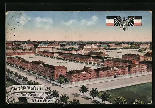 AK München, Marsfeld-Kaserne, 1. Inf. Regt.