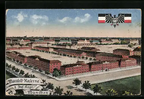 AK München, Marsfeld-Kaserne, 1. Inf. Regt.
