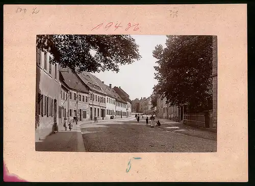 Fotografie Brück & Sohn Meissen, Ansicht Frankenberg i. Sa., Blick in die Altenhainer Strasse, Handlung Rob. Henker