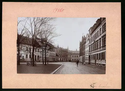 Fotografie Brück & Sohn Meissen, Ansicht Döbeln, Dresdner Strasse / Ziegelstrass, Restaurant zum Hirsch