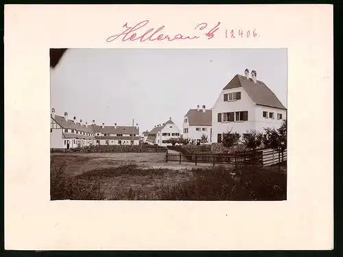 Fotografie Brück & Sohn Meissen, Ansicht Hellerau, Blick auf die Wohnhäuser in der Gartenstadt