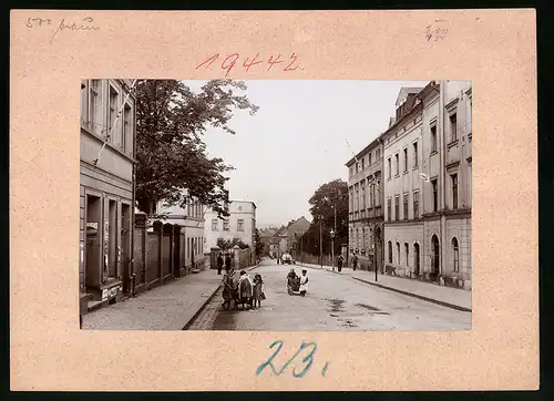 Fotografie Brück & Sohn Meissen, Ansicht Frankenberg i. Sa., Innere Freiberger Strasse, Hotel Deutsches Haus, Kinder