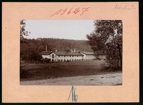 Fotografie Brück & Sohn Meissen, Ansicht Berggiesshübel, Blick auf das Eisenwerk