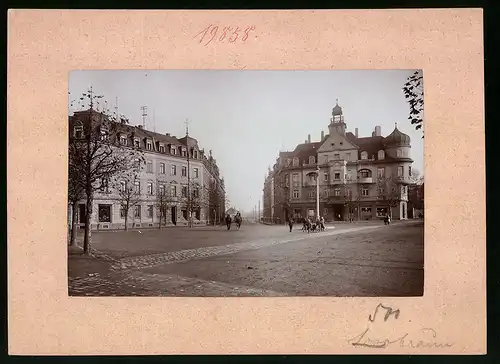 Fotografie Brück & Sohn Meissen, Ansicht Döbeln, Sternplatz mit Geschäft Curt Noack