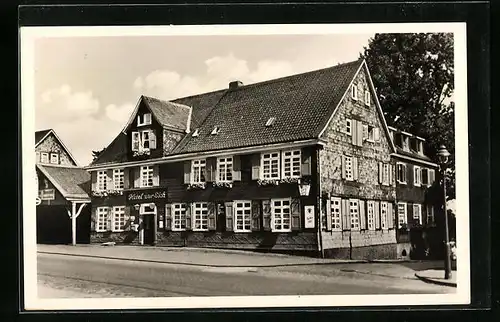 AK Wermelskirchen, Hotel Zur Eich - Strassenansicht