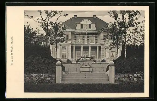 AK Wuppertal, Niepmanns Haus - Frontalansicht