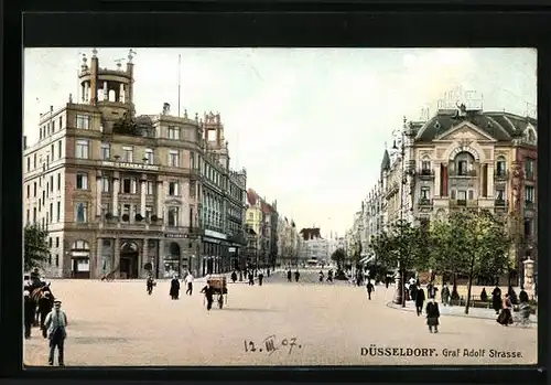 AK Düsseldorf, Graf Adolf Strasse