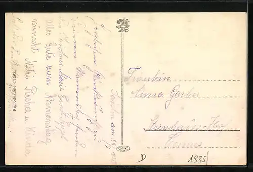 AK S. Nicolò d`Ultimo, Panorama mit Kirche