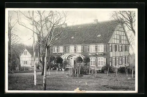 AK Barmen-Hatzfeld, Hotel Sonneck mit Garten