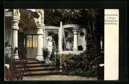AK Süderbrarup, Gasthaus Waldschenke J. Berg`s Wintergarten