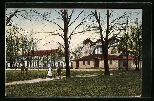 AK Löbau i. Sa., Gasthaus Schützenhaus