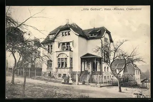 AK Hann.-Münden, Villa Gertrud Chattenbühl