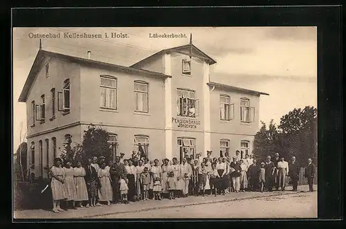 AK Kellenhusen i. Holst. Lübeckerbucht mit Pensionshaus Jörgensen