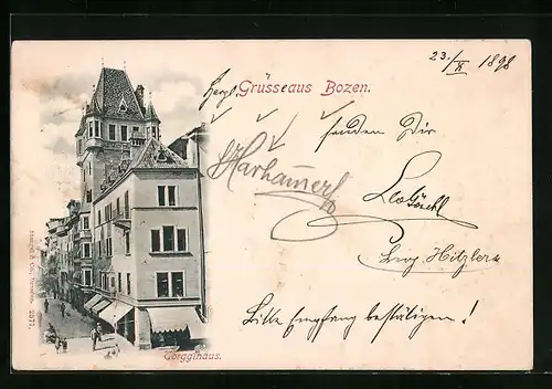 AK Bozen, Blick zum Torgglhaus