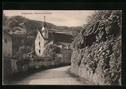 AK Klausen, Ansicht des Kapuzinerklosters