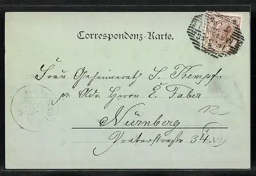 Mondschein-AK Meran, Teilansicht mit Passerbrücke