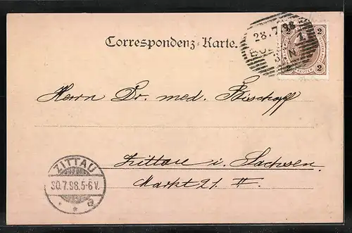 AK Bozen, Batzenhäusel - Künstler- und Dichterzimmer