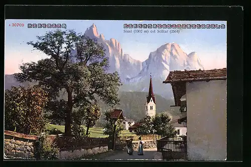 AK Siusi, Panorama col Sciliar