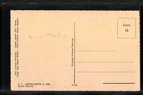 AK Castelrotto, Monte Calvario