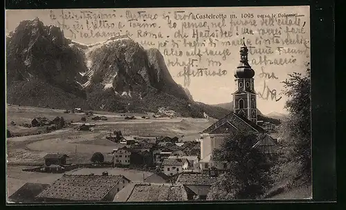 AK Castelrotto, Panorama verso le Dolomiti
