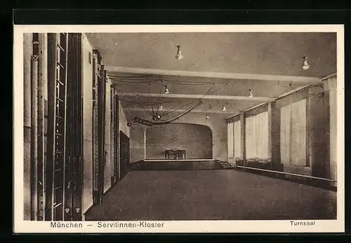 AK München, Saal im Servitienkloster, Herzogspitalstrasse 7