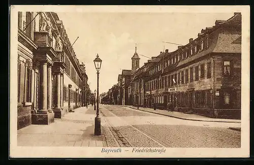 AK Bayreuth, Partie in der Friedrichstrasse