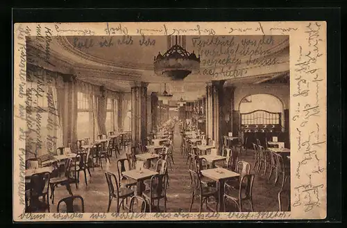 AK Bonn, Gasthaus Königshof - Innenansicht