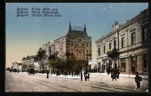 AK Beograd, Kralja Milana ulica