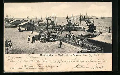 AK Montevideo, Muelles de la Aduana