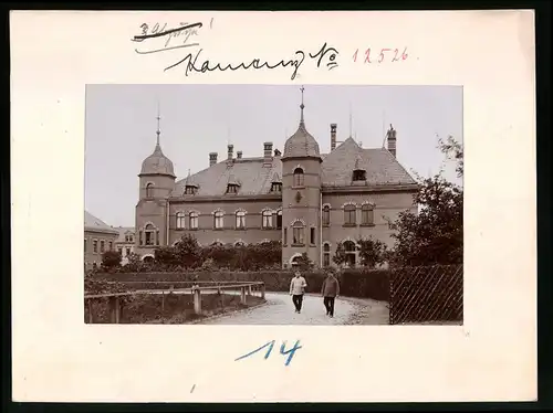 Fotografie Brück & Sohn Meissen, Ansicht Kamenz i. Sa., 13. Offiziers-Kasino der Infanterie-Regiment Nr. 178