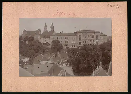 Fotografie Brück & Sohn Meissen, Ansicht Wurzen, Blick über den Ort nach der Mädchenschule