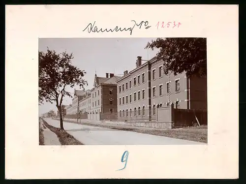 Fotografie Brück & Sohn Meissen, Ansicht Kamenz i. Sa., Verheirateten-Gebäude Kaserne des II. Bataillon, 13 Inf. Rgt 178
