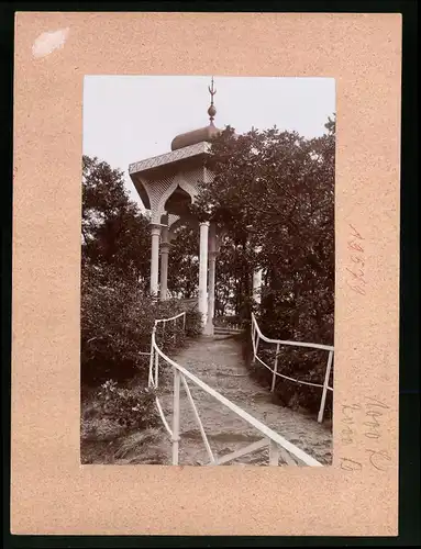 Fotografie Brück & Sohn Meissen, Ansicht Frankenberg i. Sa., Emilientempel im Lützeltale