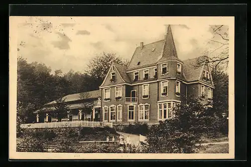 AK Elberfeld, Gasthof Bergisch Nizza, Aussenansicht