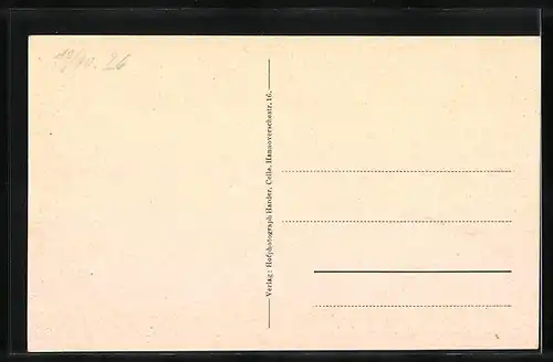 AK Celle, Strassenpartie am Markt mit dem Rathaus