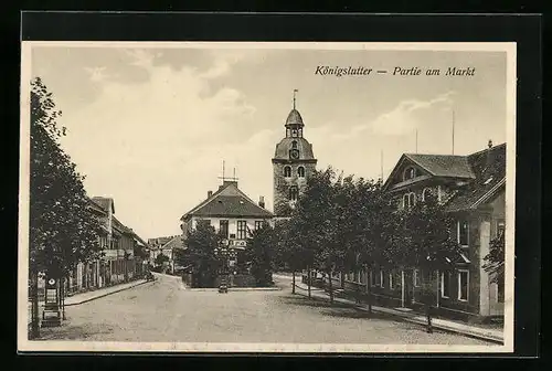 AK Königslutter, Partie am Markt