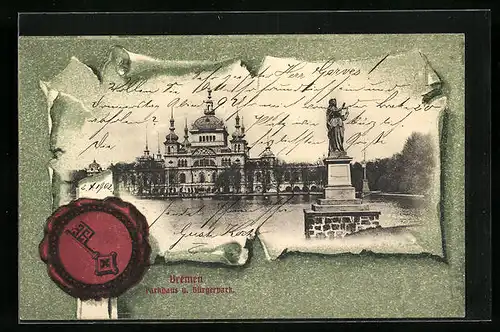 AK Bremen, Parkhaus und Bürgerpark