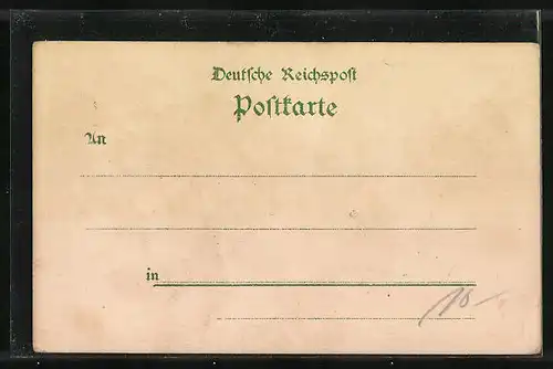 Lithographie Frankfurt a. Main, Ortsansicht mit Mainpartie und Springbrunnen