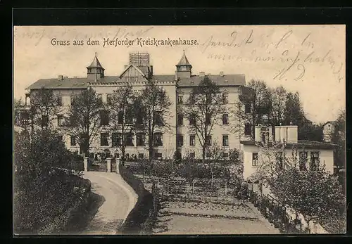 AK Herford, Blick zum Kreiskrankenhaus