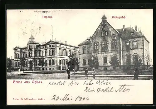 AK Ohligs, Rathaus und Amtsgericht